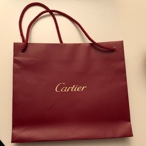 Cartier shopping bag